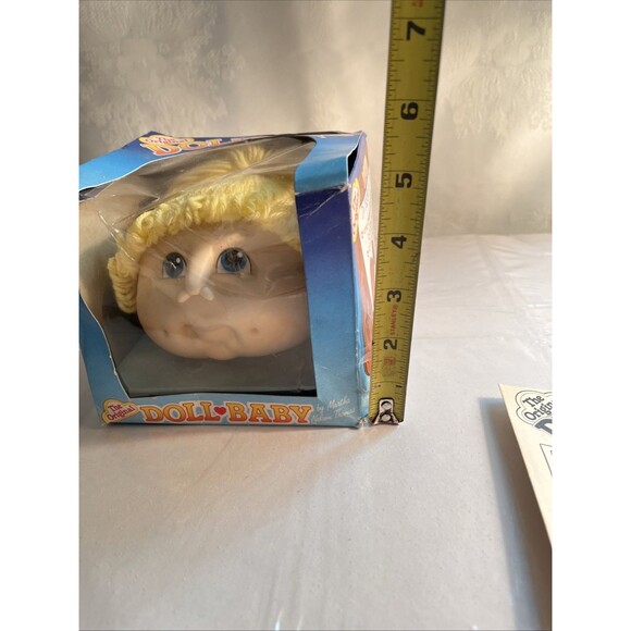 The Original DOLL BABY doll head BY MARTHA NELSON THOMAS VTG 1984 Ponytail BLOND - Picture 9 of 9